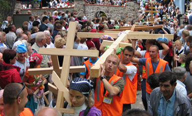 Pilgrims on the way...