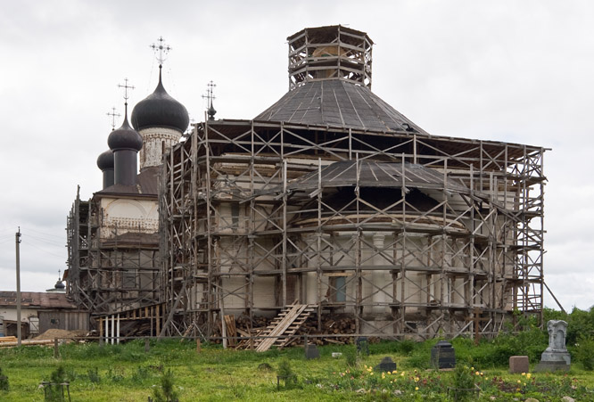 Restoration of Goritsky Resurrection monastery
