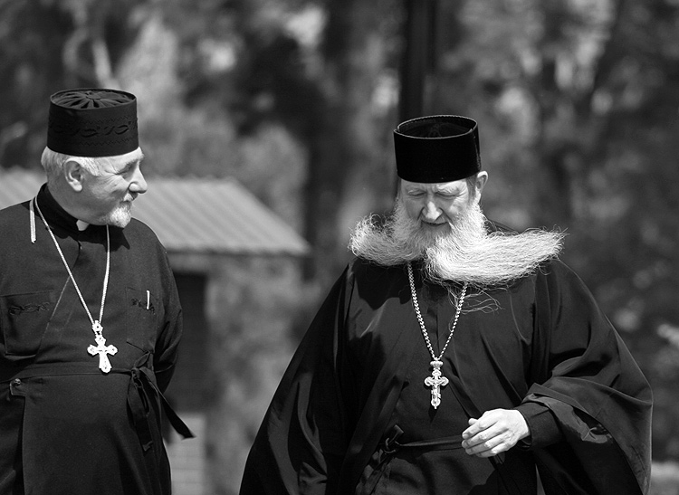 o. Bazyli Litwiniuk i o. Mikołaj Ostapczuk