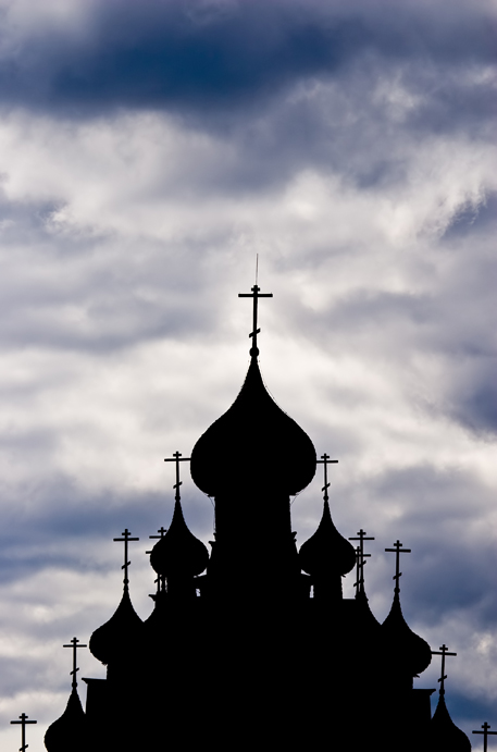 Silhouette of Transfiguration church