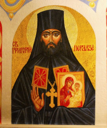 przecisz 
św. Grigol (Grzegorz) Peradze. Fresk Lidii i Sotyra Pandopulosów w soborze Marii Magdaleny 
2011-06-27 08:20:07
