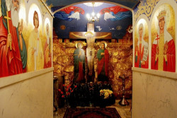 przecisz 
Golgota. Dolna cerkiew Męki Pańskiej soboru Marii Magdaleny freski Lidii i Sotyra Pandopulosów. 
2011-06-30 09:33:28