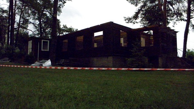 Grabarka - rozbiórka cerkwi