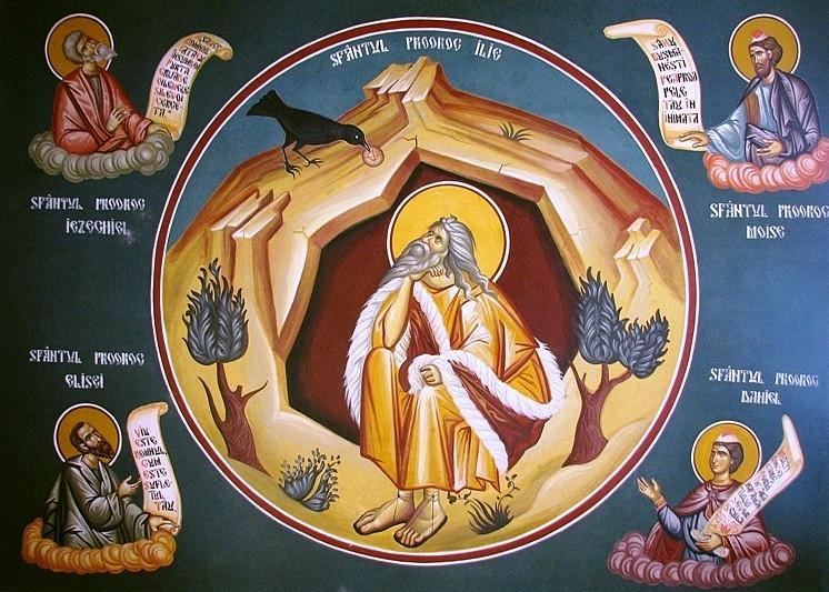 Pelerin prin Bucuresti (7): Sfântul Prooroc Ilie la biserica Sfântul Ilie Gorgani.