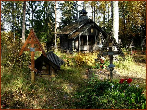 Resting in Peace. New Valamo Monastery Cemetery. Finland