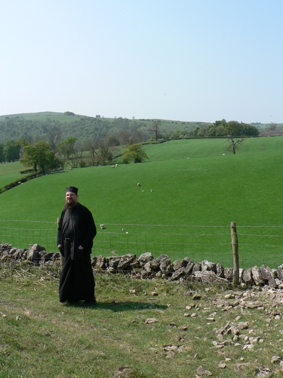 Fr Melchisedec from the Monastery of St John the Baptist, Essex