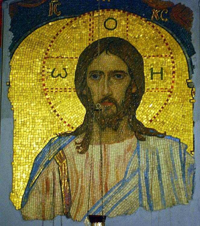 Jezus Chrystus z mozaiki Wiktora Wasniecowa 