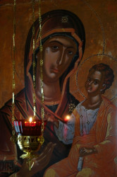 sakartvelo 
Ikona Bogarodzicy z ikonostasu cerkwi domowej monasteru w Zaleszanach 
2011-09-01 08:08:53