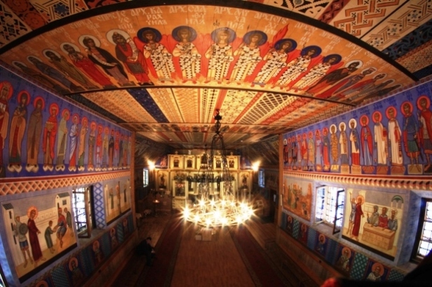 Interior of Transfiguration church of Grabarka Monastery
