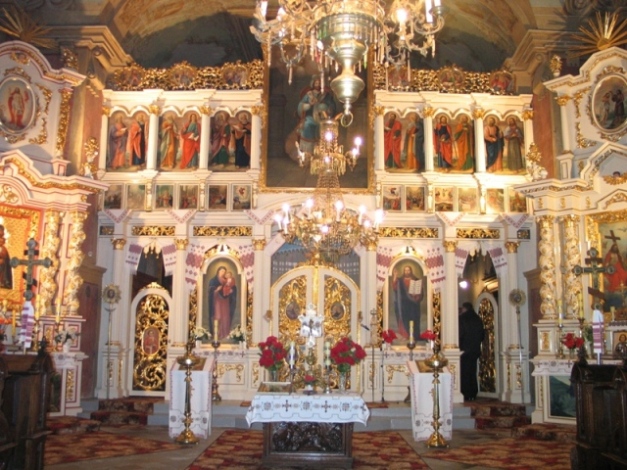 Wnętrze katedry Świetej Trójcy w Sanoku