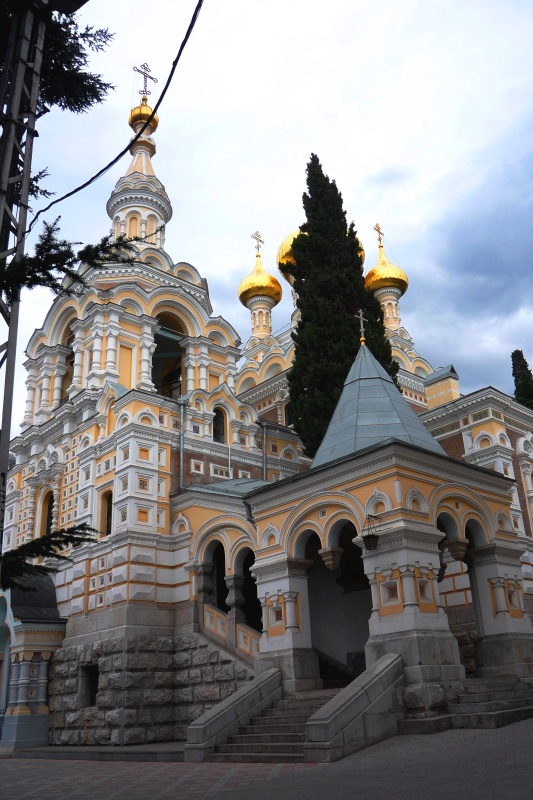 Храм Александра Невского в Ялте. Крым.