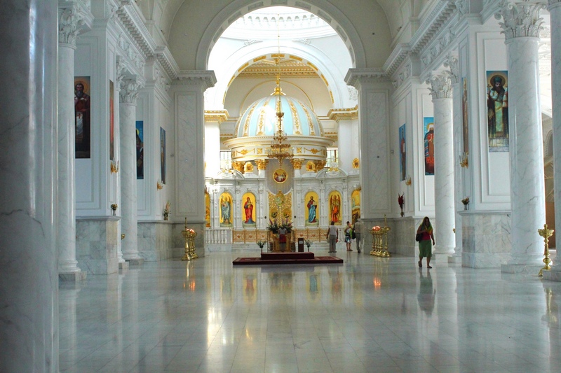 wnętrze Soboru Spaso-Preobrażeńskiego w Odessie / summer 2011