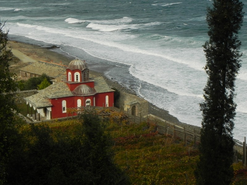 Παρεκκλήσιο στην παραλία της Ι.Μ. Ιβήρων | Chapel on the beach of Iveron Monastery - Mt. Athos
