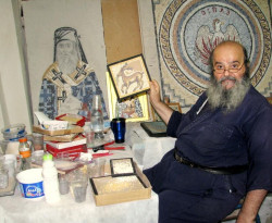 PALADA 
Vieţuitorii mănăstirii Sfântului Gherasim sunt mari meşteri în arta mozaicului. 
2011-11-23 21:36:49
