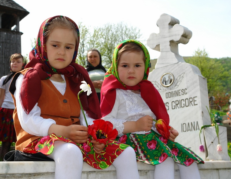 Panichida w Botizie (Maramures)