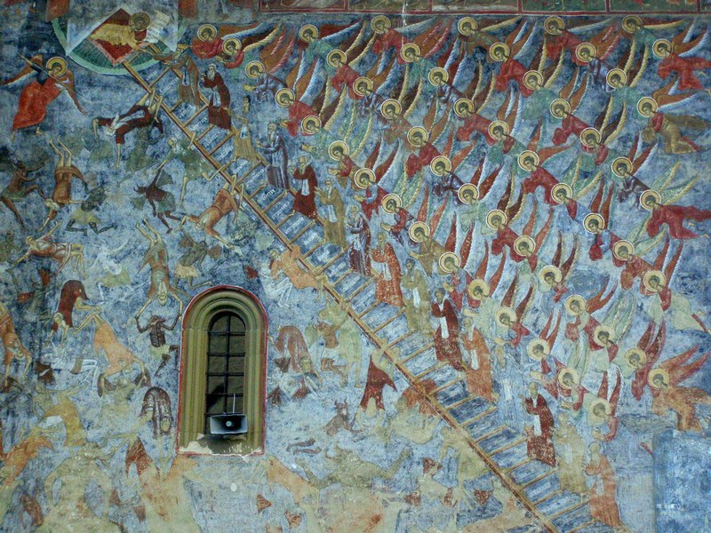 Drabina Św.Jana Klimaka - monaster Dragomirna (Bukowina)