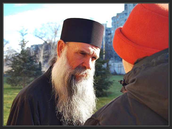 Parintele Irineu Curtescu, azi in Bucuresti