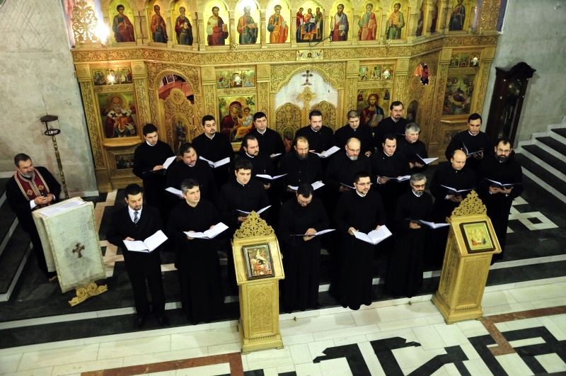 Concert de colinde al Corului preotilor din Eparhia Bacau in Catedrala Inaltarii Domnului