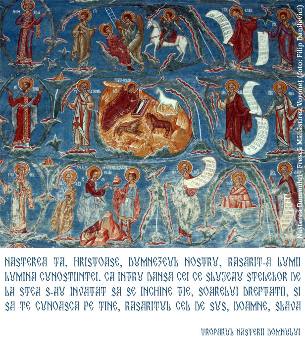 Nasterea Domnului Iisus Hristos - Voronet (fresca)
