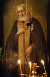 przecisz 
św. Serafim z Sarowa, ikona z cerkwi św. Jana Klimaka 
2011-12-13 23:20:21