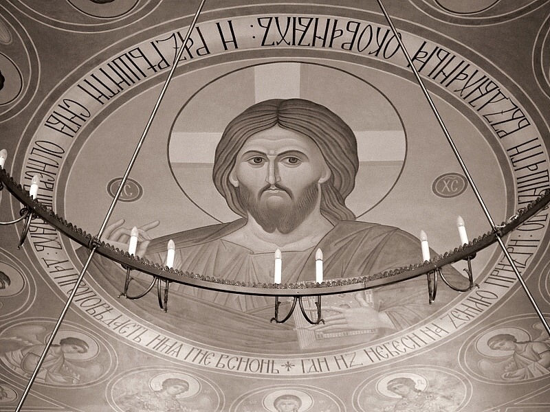 Interior of Kazan icon temple