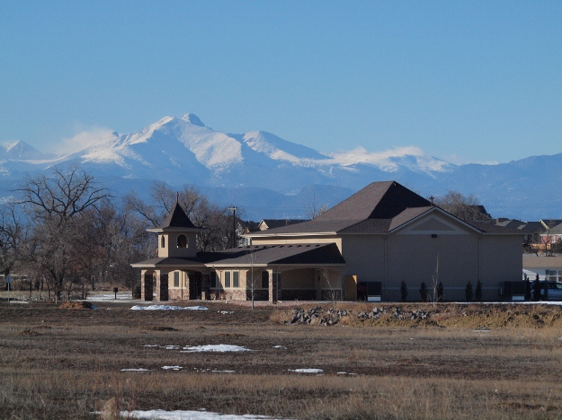 St Dimitri with Blizzards on Longs Peak