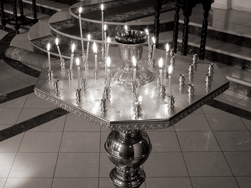 Interior of Kazan icon temple