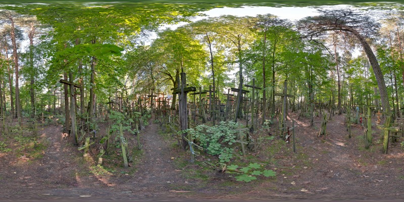 Grabarka - Las krzyży