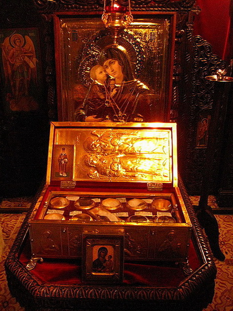 Saint Relics at the Monastery of Arnota