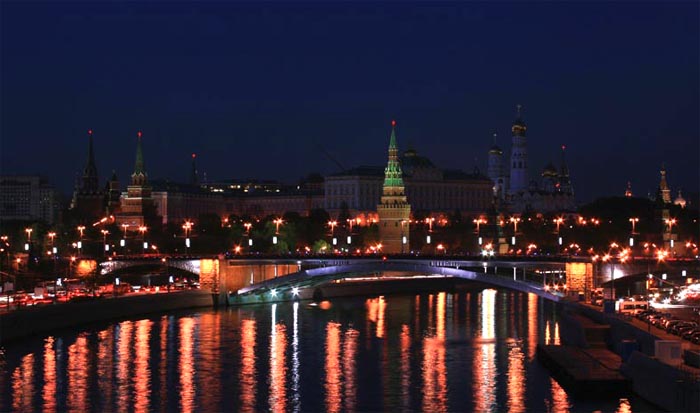 Ночной Кремль