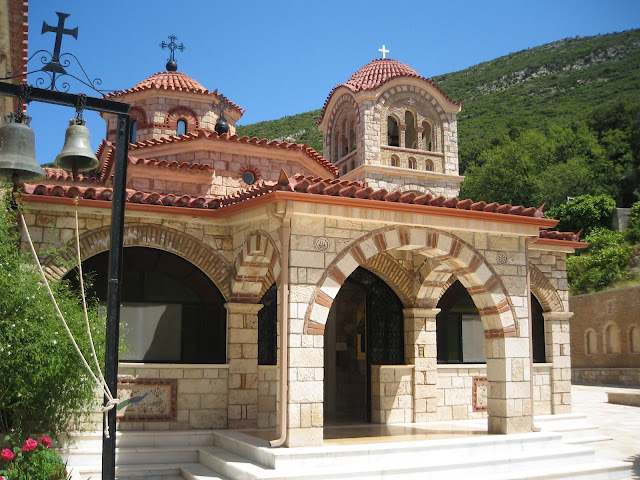 Cerkiew w greckim monasterze 