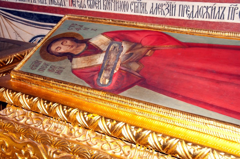 Mana Sfantului Arhidiacon Stefan, primul mucenic, la Lavra Sfintei Treimi de la Serghiev Posad