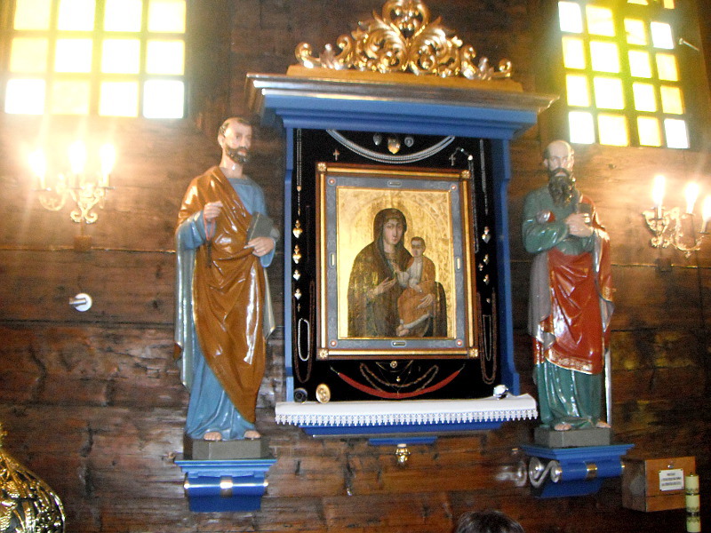 Wnętrze dawnej cerkwi