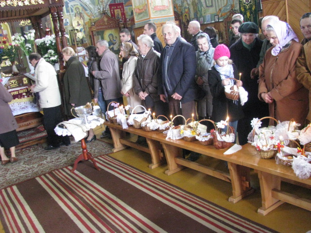 Освящение Пасхи 2012 год