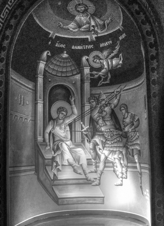 Saint Demetrius, icon in the Greek Church, Frankfurt