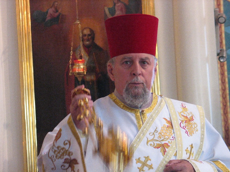Protodeacon Mark in Bialystok's Cathedral