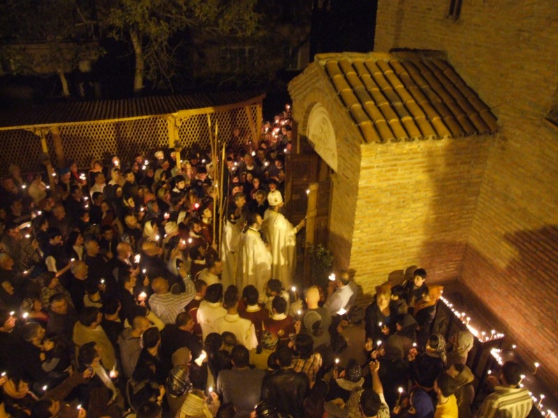 აღდგომა / Воскресение / Easter - 15.04.12 -   храм Св. Нини / Saint Nino church