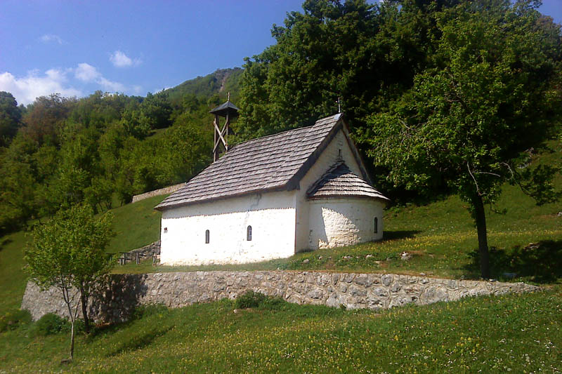 Serbian orthodox church on Lucu near Srbinje(Foca),Republika Srpska
