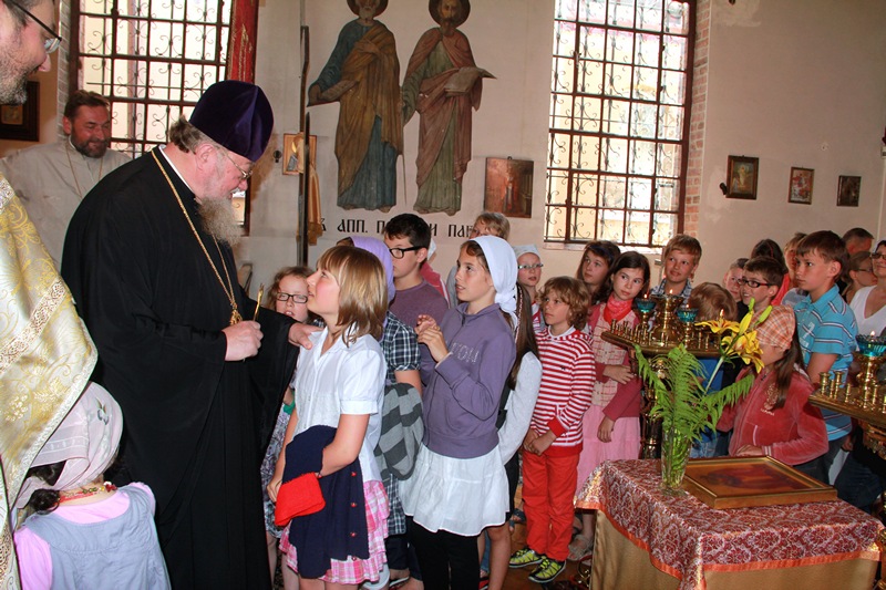 Metropolitan of Warsaw and All Poland in Orthodox church in Slupsk