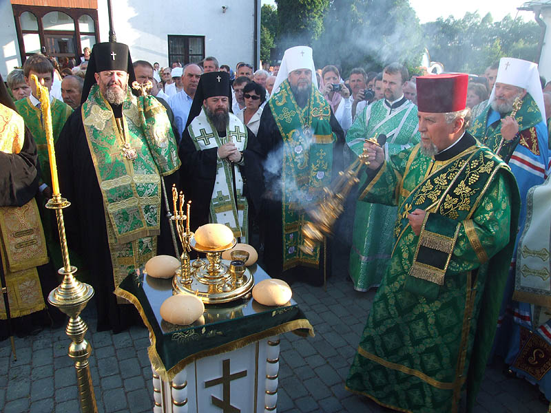 Święto pafafialne w klastorze św.Onufrego w Jabłecznej