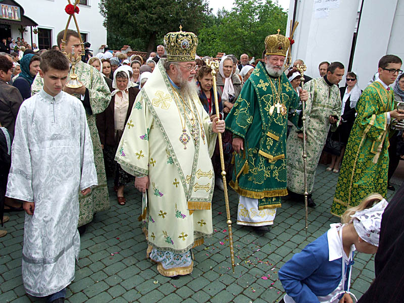 Święto pafafialne w klastorze św.Onufrego w Jabłecznej