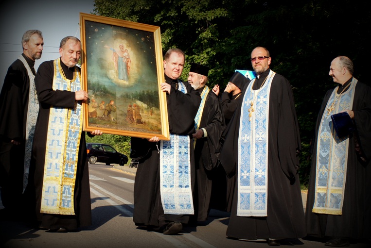 встреча иконы Пресвятой Богородицы "АВГУСТОВСКАЯ",  27.07.2012 Sokółka