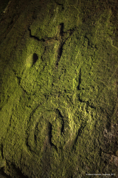 Isle of Mull, Early Christian symbols carved in stone.