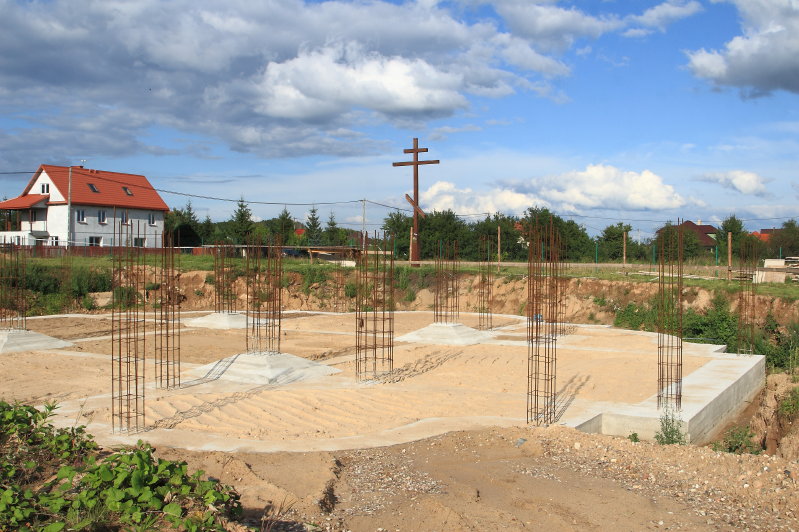 Budowa cerkwi pw.św. Grzegorza  Peradze