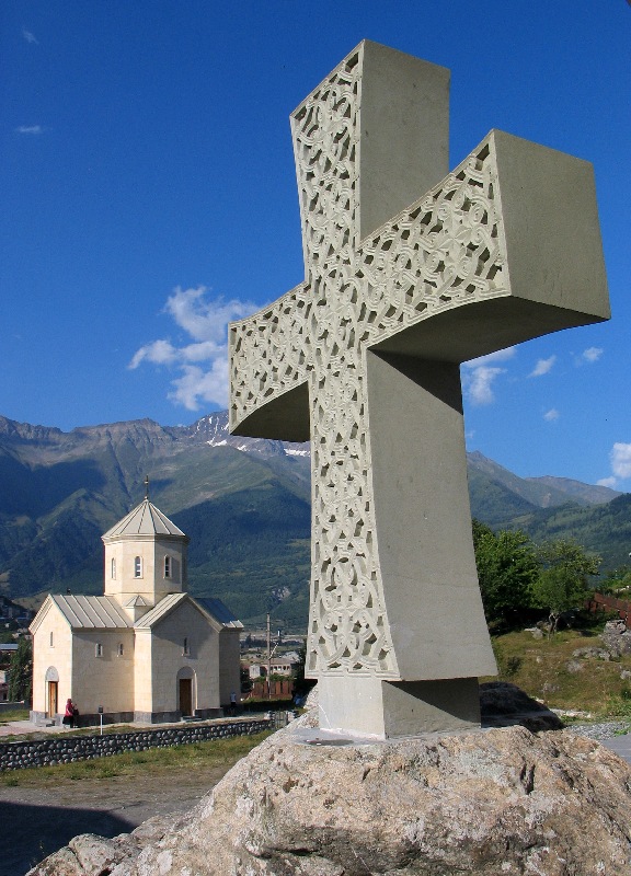In Mestia, Svanetia, Georgia...