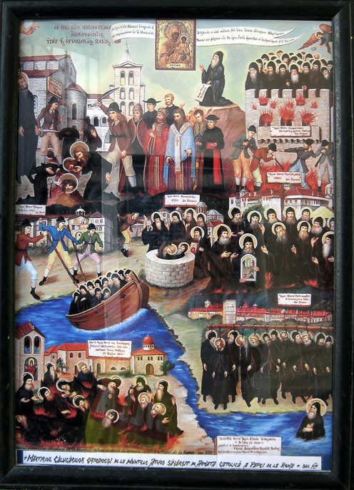 Mucenici din muntele Athos/ martirdom of the monks from Athos 