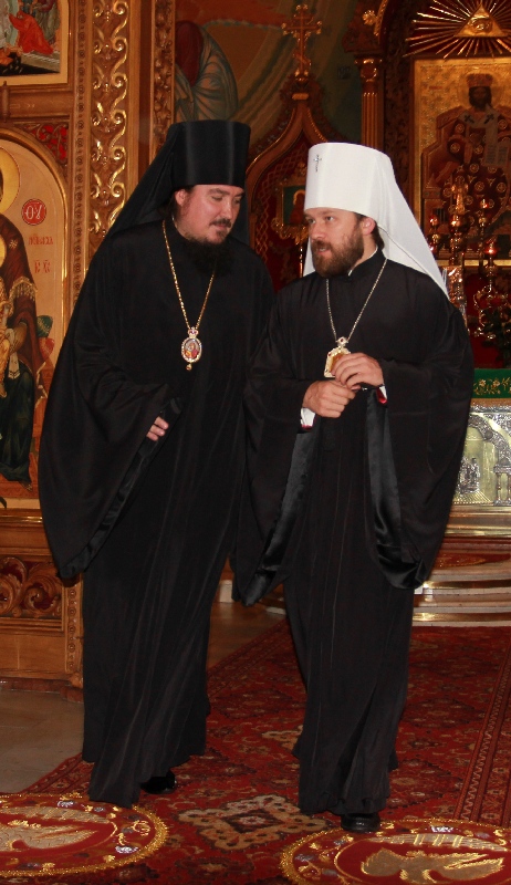 Small talk - metropolitan Hilarion and bishop George