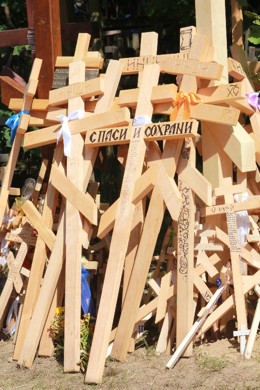 Grabarka's crosses...