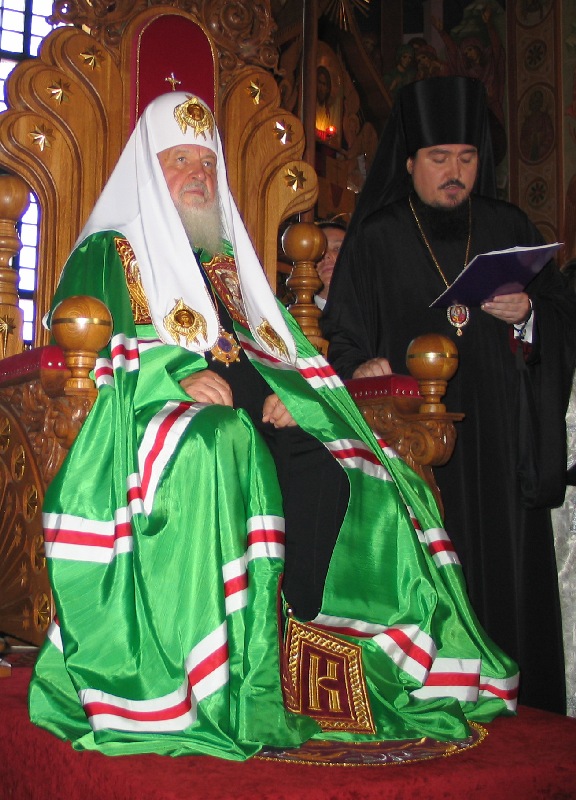 Patriarch Cyril of Moscow and All Rusia in Holy Spirit church in Bialystok