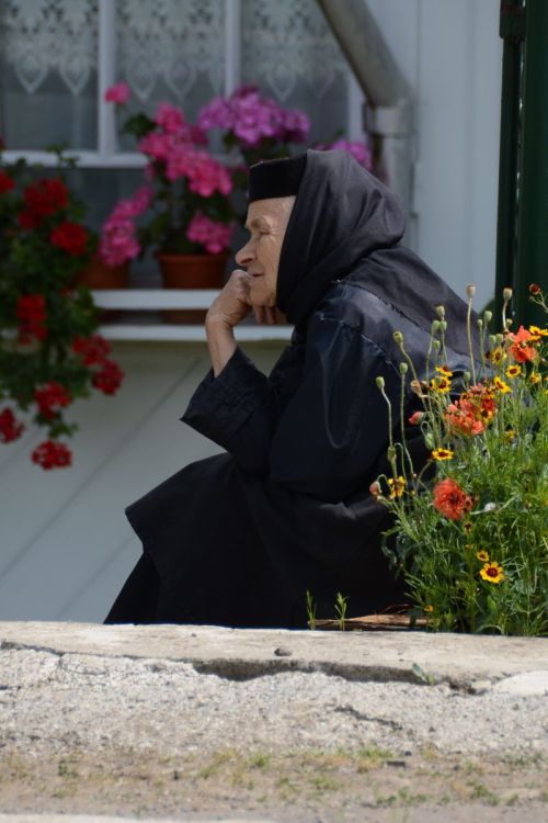 Absorbed in thoughts